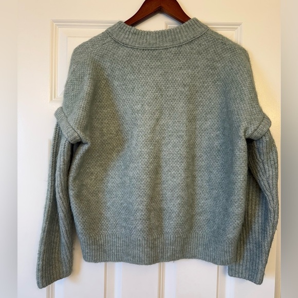 Madewell Wool Alpaca Blend Cable Knit Sweater Size Small - Picture 7 of 7